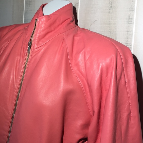 Michael Hoban North Beach Leather Pink Dress - Picture 4 of 8